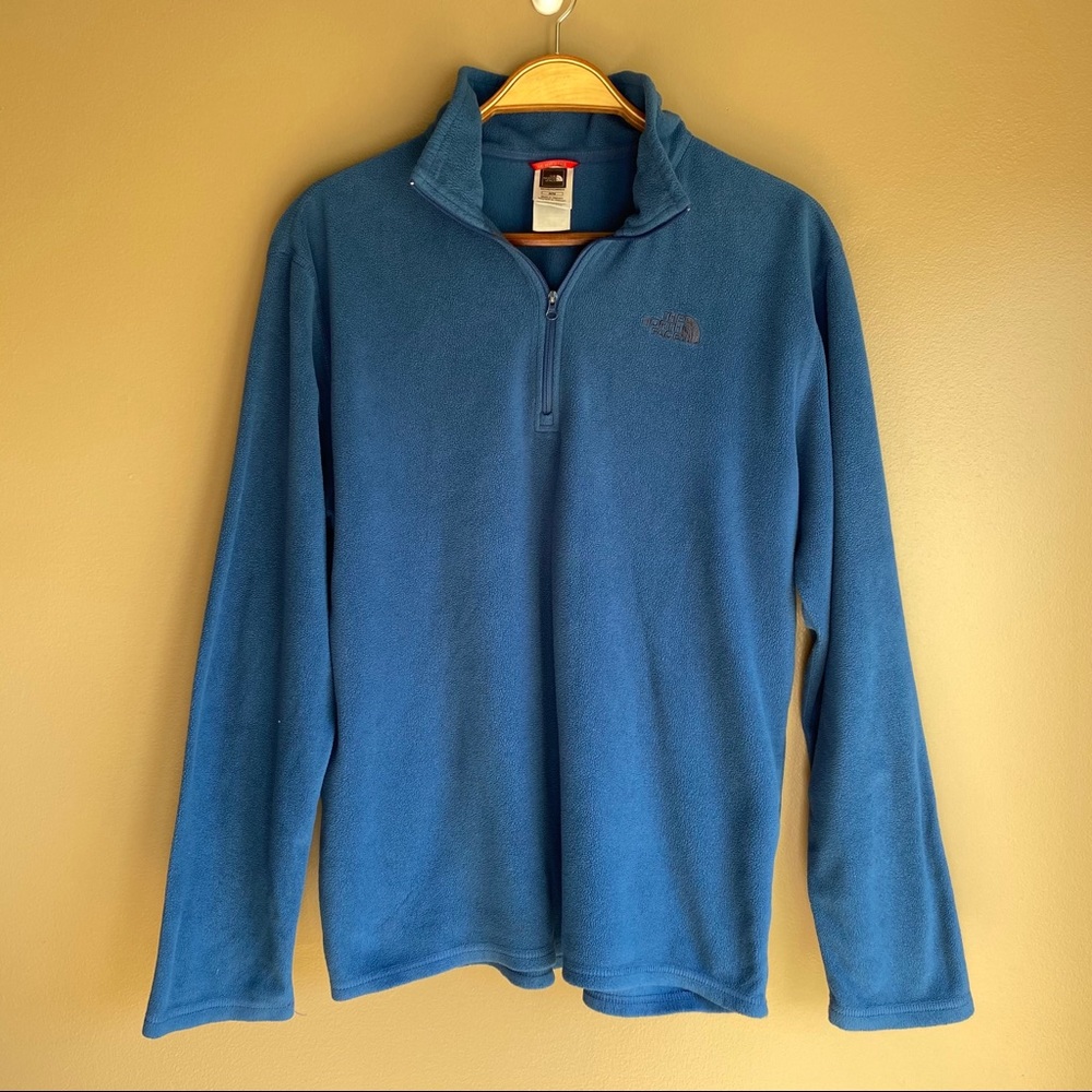 The North Face 1/2 zip fleece hiking jacket shirt